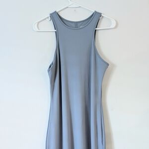 Wild Fable Gray Sleeveless Midi Dress